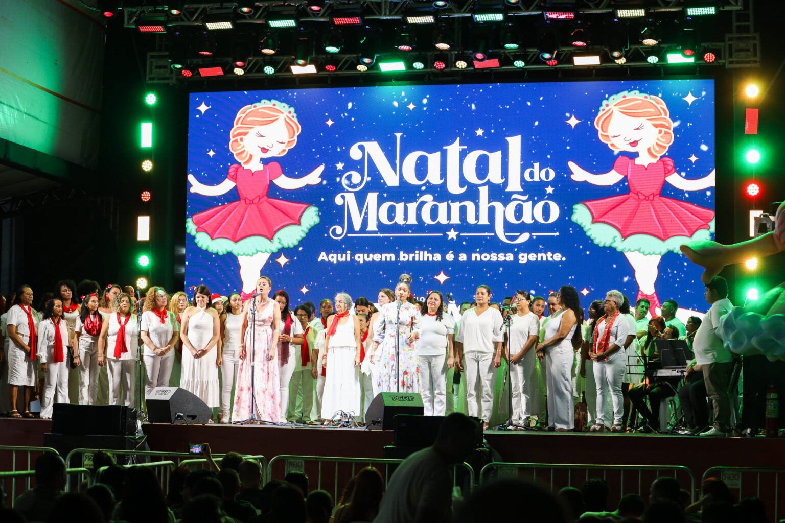 Cantata Natalina Encanta Visitantes na Vila Encantada do Ipem, em São Luís Cantata Natalina Encanta Visitantes na Vila Encantada do Ipem, em São Luís