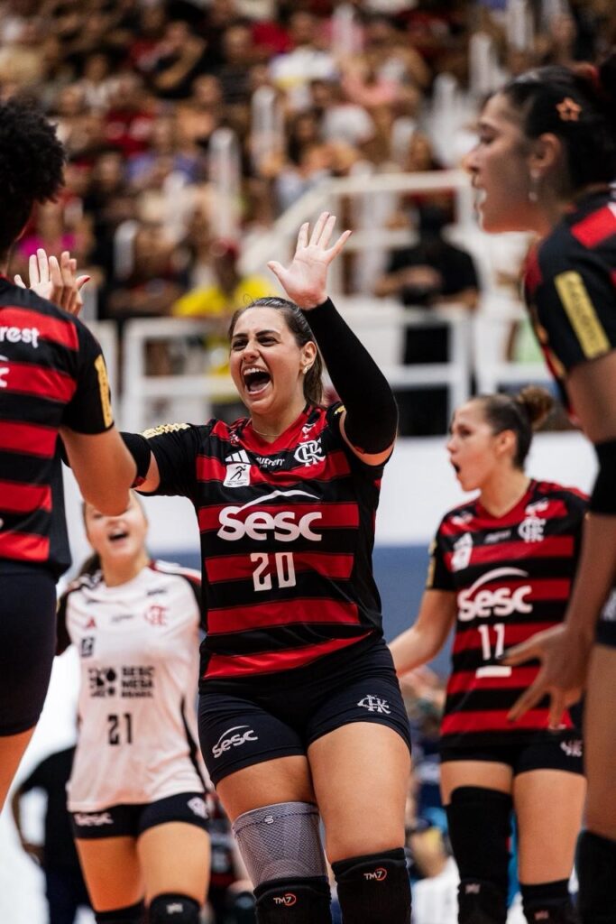 Sesc RJ Flamengo brilha em São Luís e vence Brasília Vôlei com apoio da torcida
