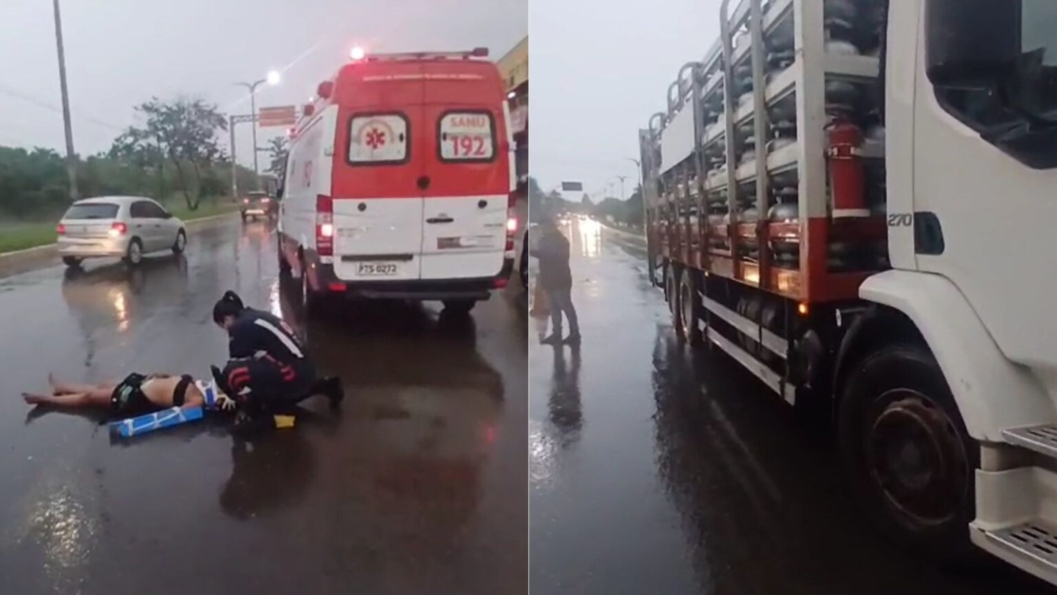 Caminhoneiro Intervém e Protege Mulher Atropelada em São Luís