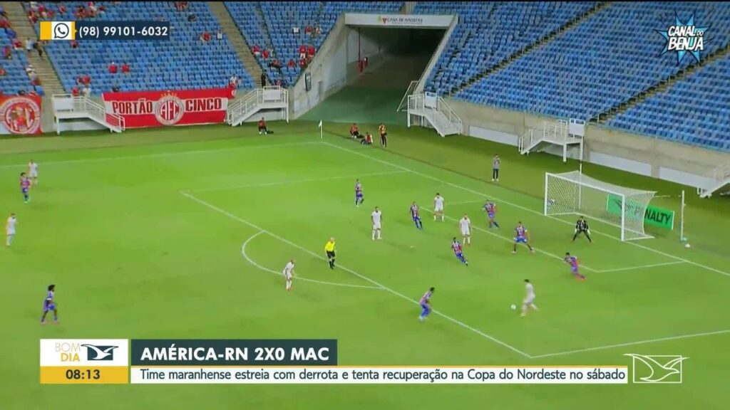 Marcinho Guerreiro Foca na Vitória do Maranhão Contra o Ferroviário na Copa do Nordeste