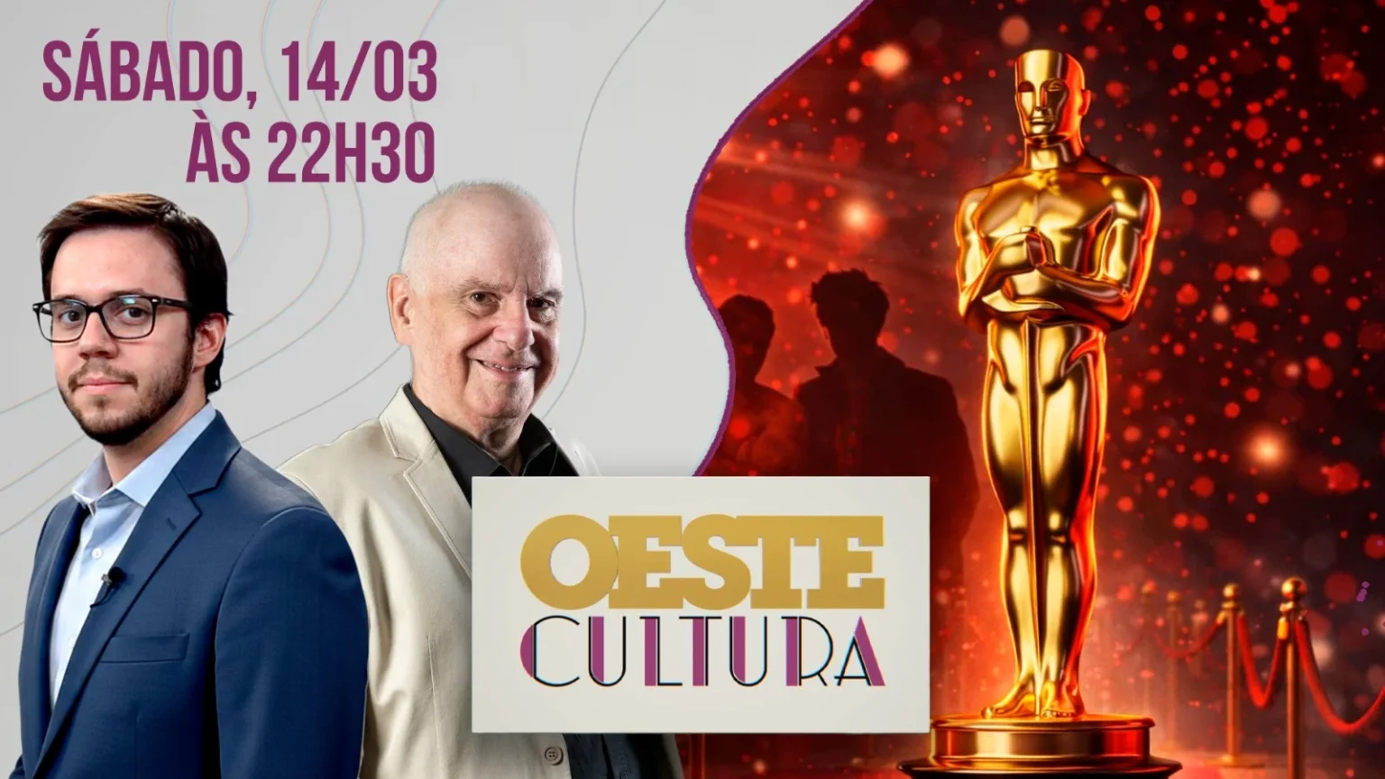 Oeste Cultura: Confira o Programa do Dia 14 de Março de 2026