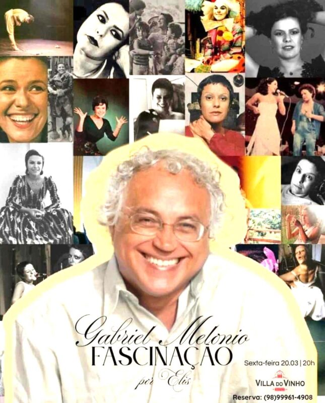 Tributo Imperdível a Elis Regina com Gabriel Melônio em São Luís Tributo Imperdível a Elis Regina com Gabriel Melônio em São Luís