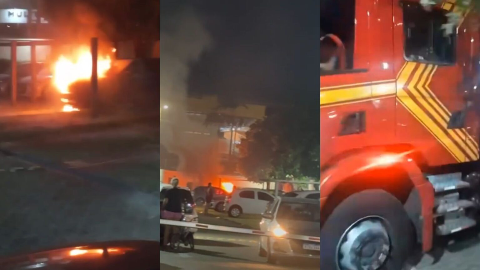 Incêndio em Carro no Estacionamento de Condomínio em São Luís Assusta Moradores