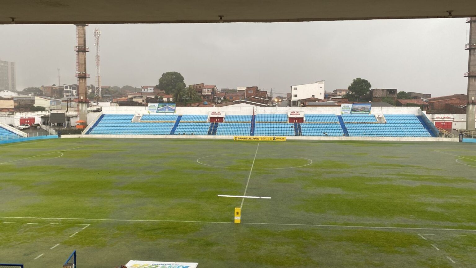 Partida entre Moto Club e Sampaio pela Série D é adiada devido a chuvas intensas em São Luís