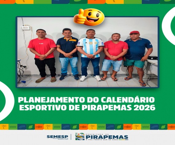 Prefeitura de Pirapemas Lança Diretrizes para o Calendário Esportivo de 2026 Prefeitura de Pirapemas Lança Diretrizes para o Calendário Esportivo de 2026