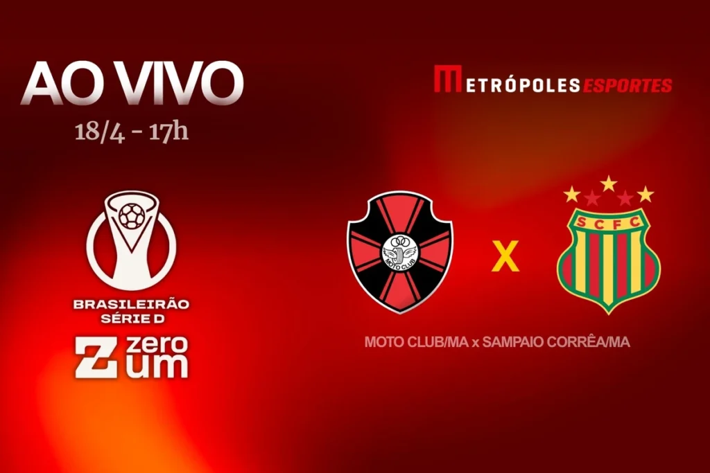 Série D ZeroUm: Acompanhe a Transmissão de Moto Club-MA x Sampaio Corrêa-MA