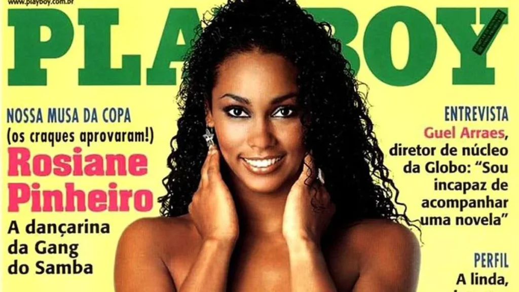 Rosiane Pinheiro celebra 25 anos da capa icônica da Playboy como Musa da Copa Rosiane Pinheiro celebra 25 anos da capa icônica da Playboy como Musa da Copa