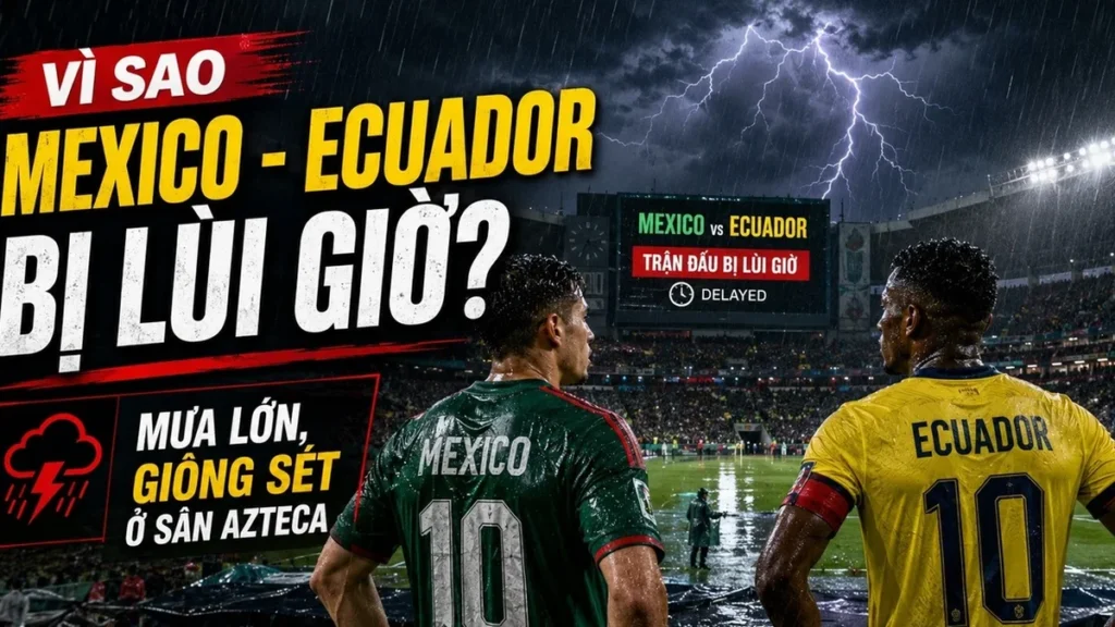Adiado o Jogo México x Equador na Copa do Mundo de 2026 por Condições Climáticas Extremas Adiado o Jogo México x Equador na Copa do Mundo de 2026 por Condições Climáticas Extremas